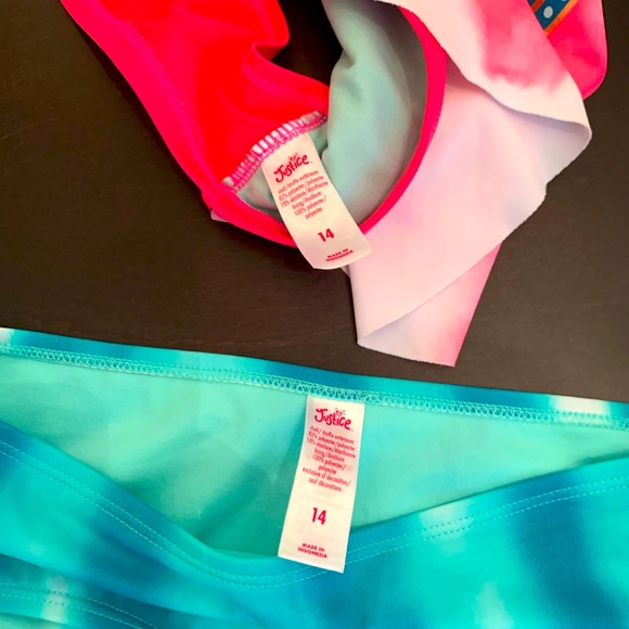 🏊🏻‍♀️Justice🍉 Two Piece Bathing Suit - Picture 6 of 6